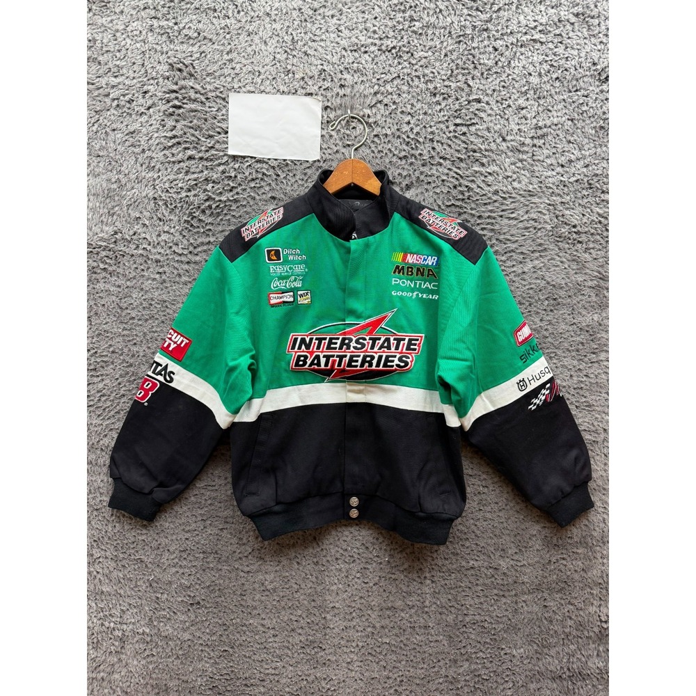 Vintage Chase Nascar Interstate Batteries Bobby Labonte Jacket Youth Size M NWD
